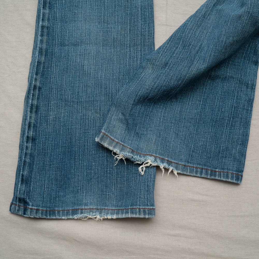 Vintage Y2k 2000s Big Star Ultra Low Rise Sweet Low Boot Cut Denim Jeans 30 - Picture 9 of 11